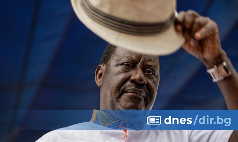 Кенийският опозиционен лидер Райла Одинга, водеща фигура в политиката в