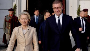 Урсула фон дер към Скопие: Топката е във вашето поле, ЕС е готов