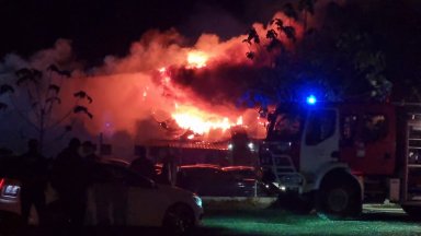 Автоморга гори в Сливен (снимки)