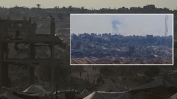 Израел поднови атаките по Газа, удари Рафах по въздух (видео)