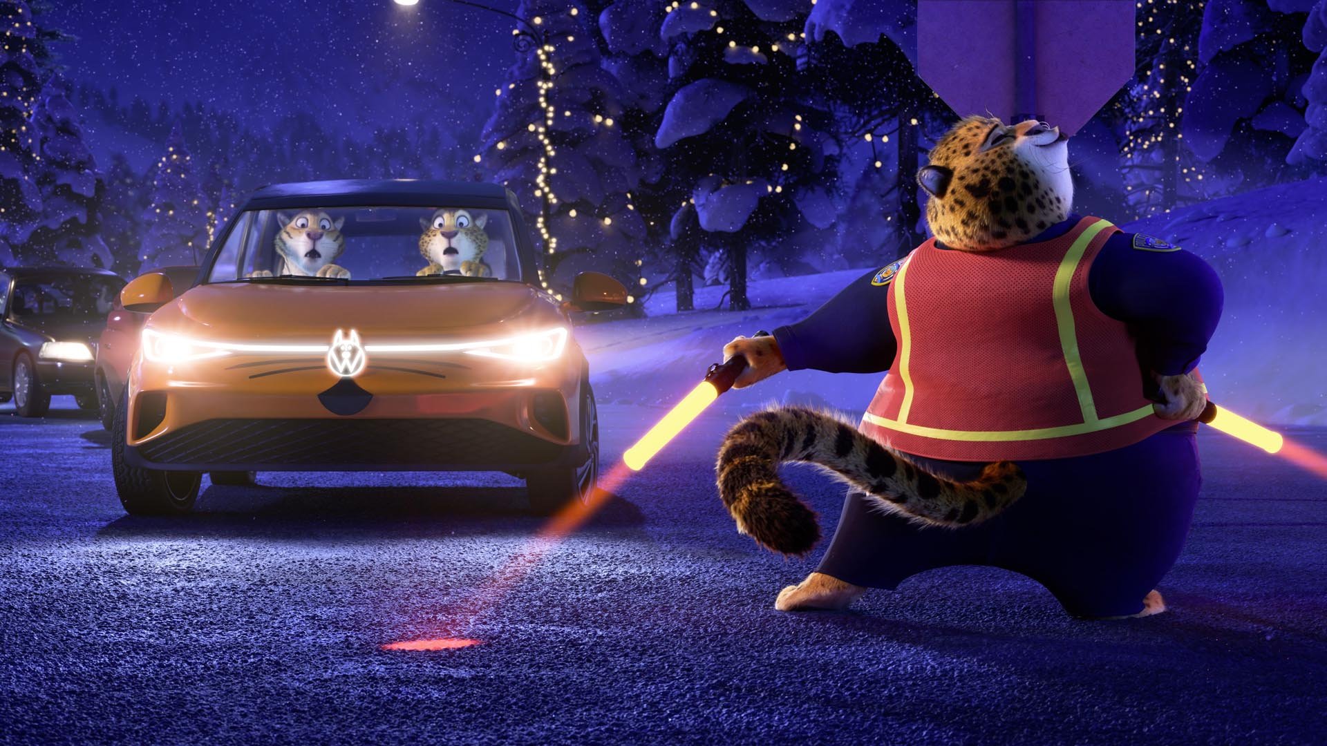 Анимиран модел на Volkswagen ID.4