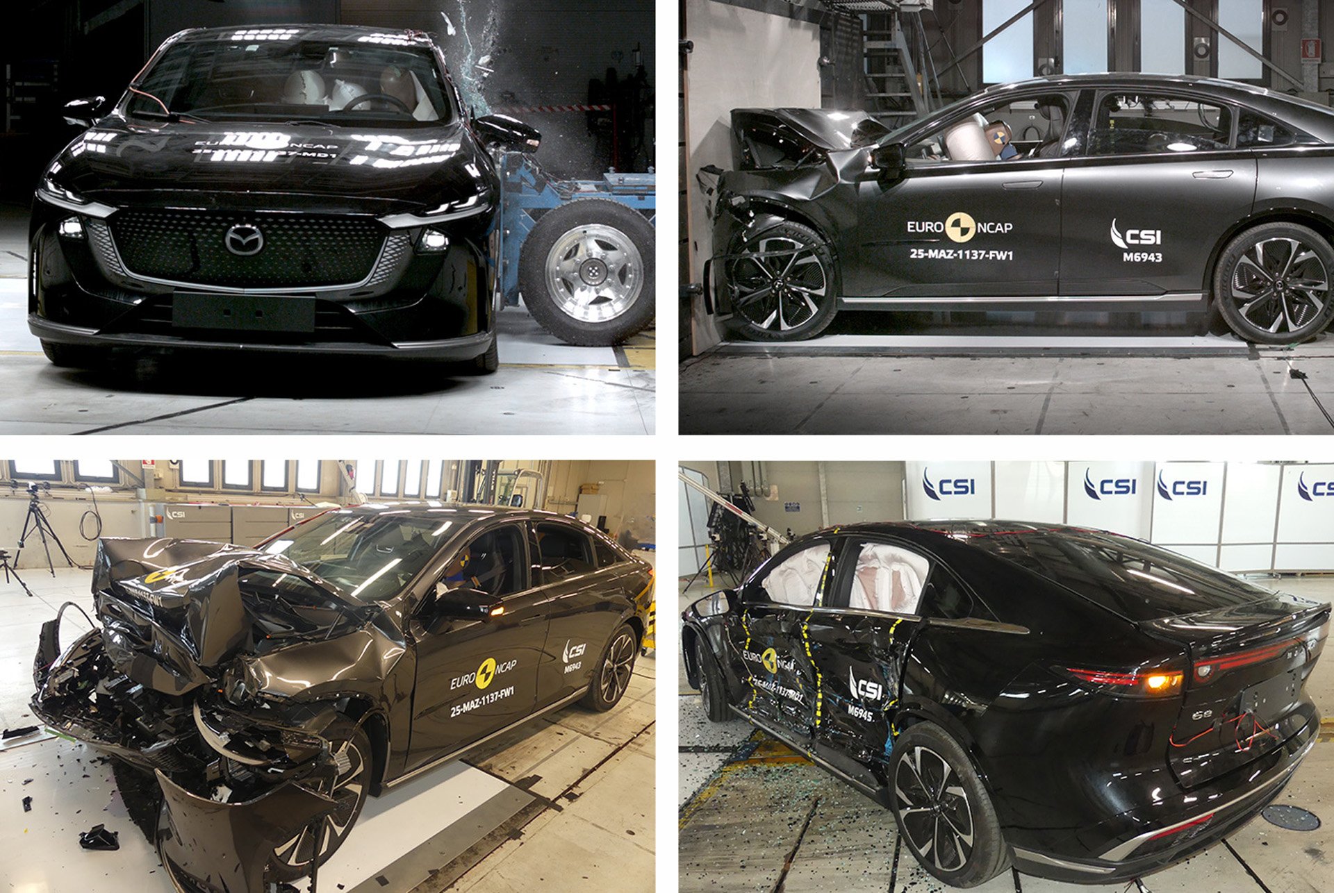 Краш-тестовете на Mazda 6e от Euro NCAP