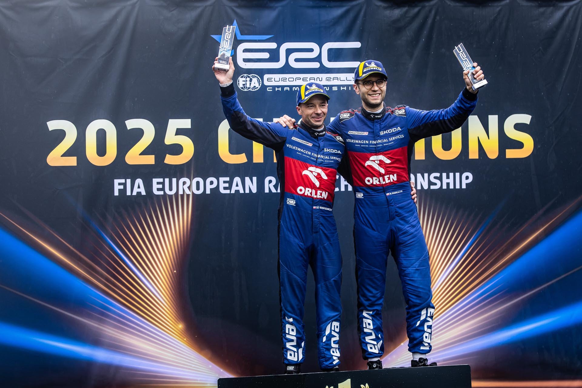 29-годишният полски пилот Мико Марчик спечели Европейския рали шампионат на FIA тази година 