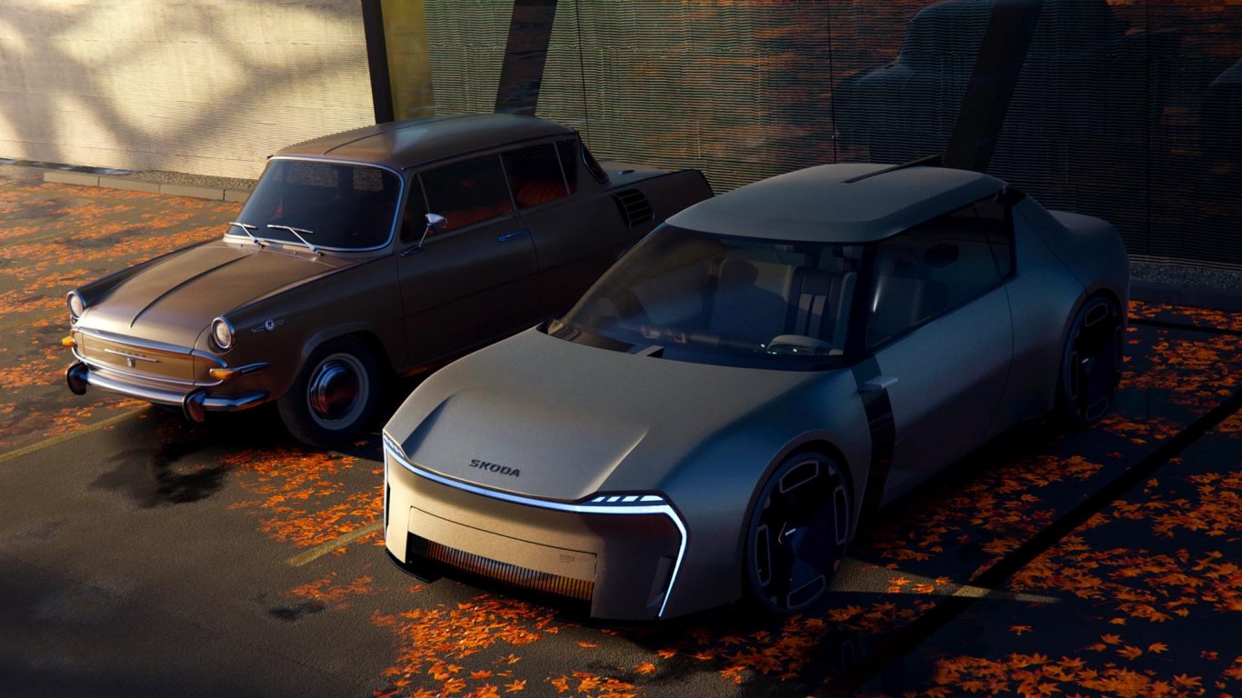 Дизайнери създадоха модерна интерпретация на Skoda 1000 MBX