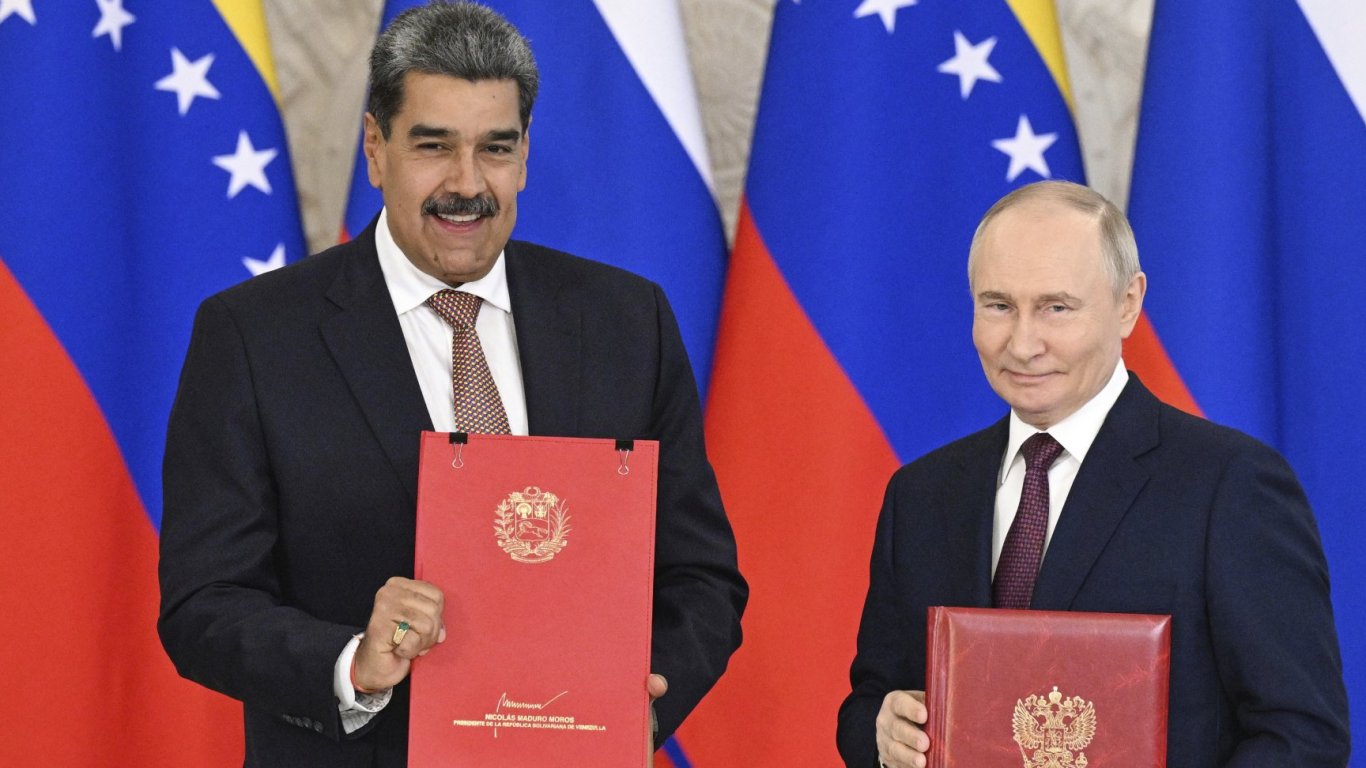 Путин подписа споразумение за стратегическо партньорство между Русия и Венецуела