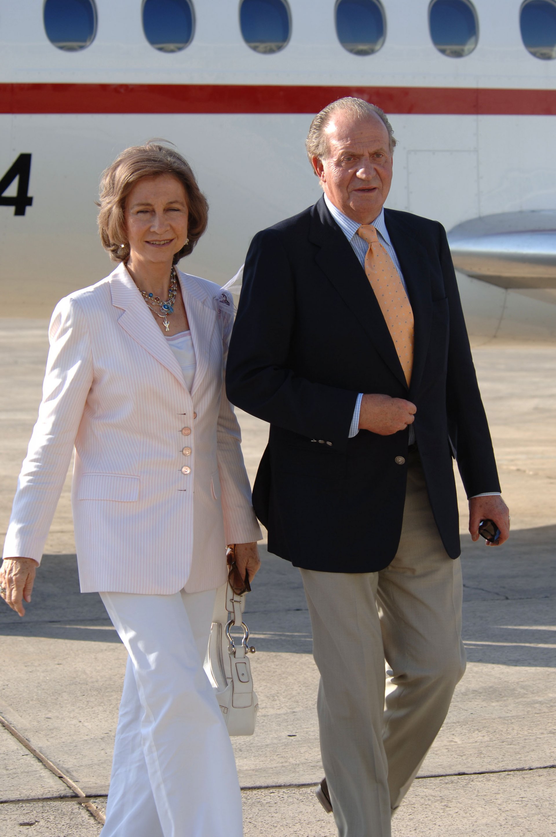 Крал Хуан Карлос Първи и съпругата му София, 2005 г.