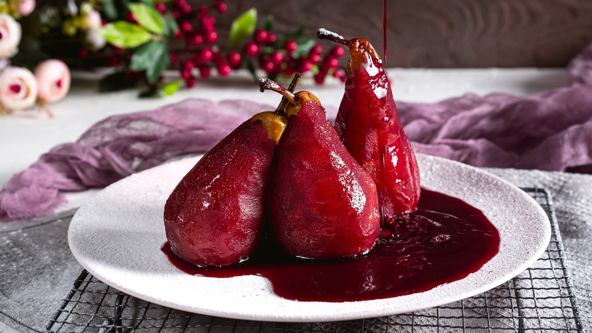 Перла от Божоле: Круши във вино