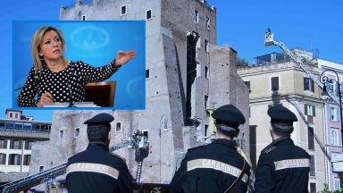 "Бездна на пошлостта": Скандал в Италия заради думи на Захарова за срутената кула в Рим