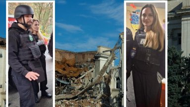 Анджелина Джоли облече бронежилетка и се появи в Херсон (видео)