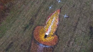 Ленд арт "Искрата" оживя в Плана планина на Архангеловден