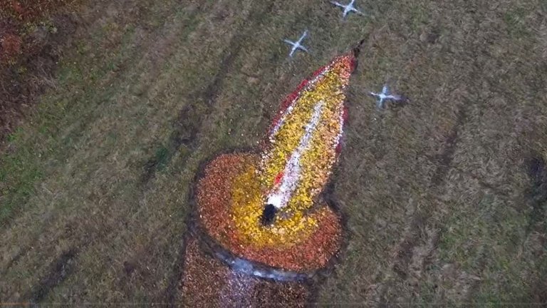 Ленд арт "Искрата" оживя в Плана планина на Архангеловден