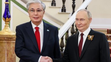 Токаев с ключова визита в Москва, дни след срещата му с Тръмп  (видео)