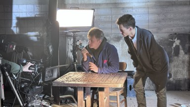 Антон Котас завършва "Кафене Виена"на границата между Северна и Южна Корея