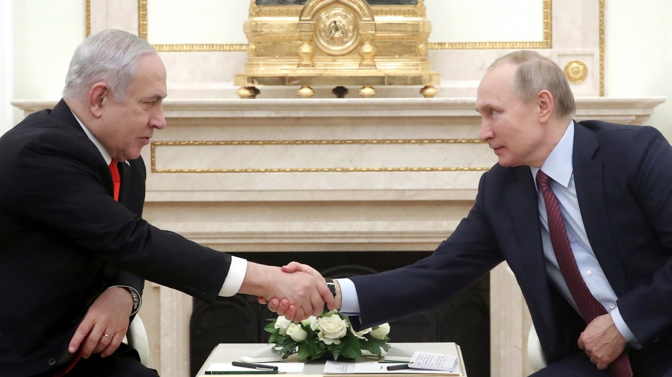 Путин и Нетаняху обсъдиха ситуацията в Газа