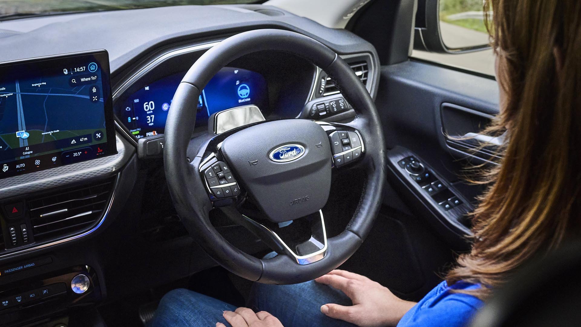 Системата BlueCruise позволява на водачите на Ford Puma, Puma Gen-E, Kuga и Ranger PHEV да шофират без ръце