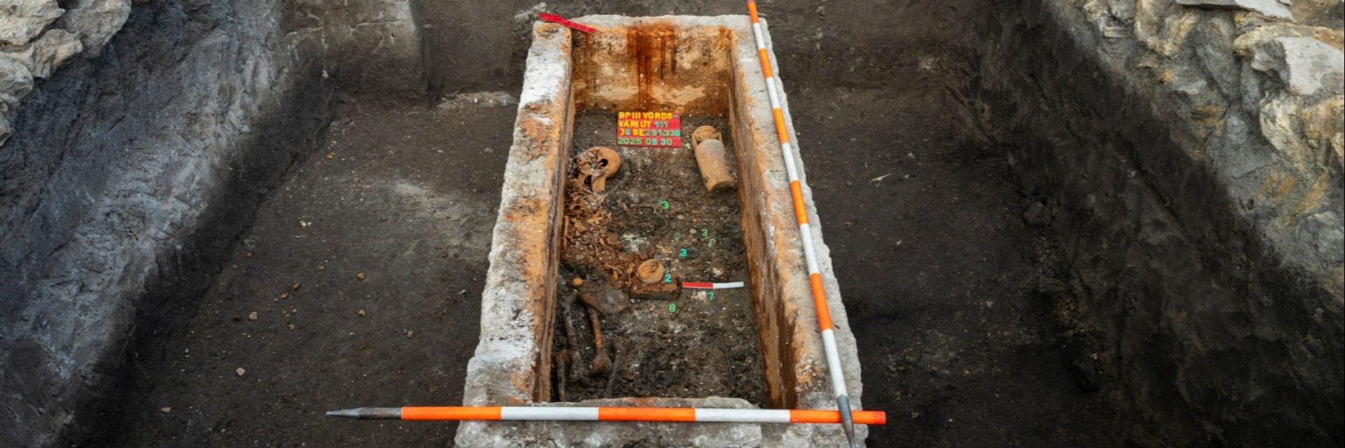 Откриха древноримски саркофаг на 1700 години в унгарската столица Будапеща