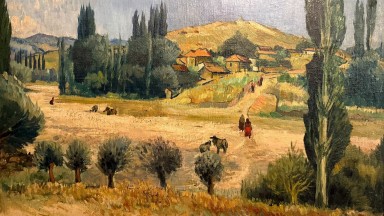 "Пейзаж" на Златю Бояджиев стана най-скъпо продадената картина в България