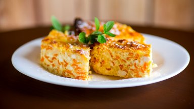 Пай от тиква и извара