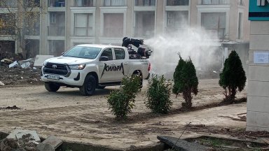 Община Несебър извърши дезинфекция в курорта "Елените"