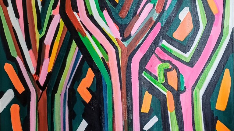 "Вплитане"  - първата съвместна изложба на живописците Велин Динев и Богдан Богданов