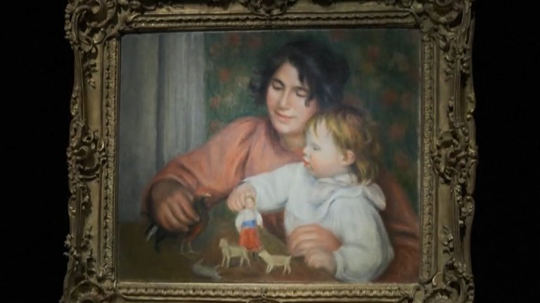 Непознат шедьовър на Реноар беше продаден за 1,45 милиона евро на търг в Париж