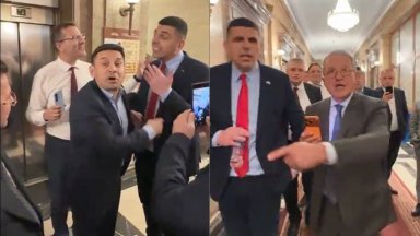 Делегации на ДБ-ПП и ДПС-НН се скараха посред нощ в коридорите на НС 