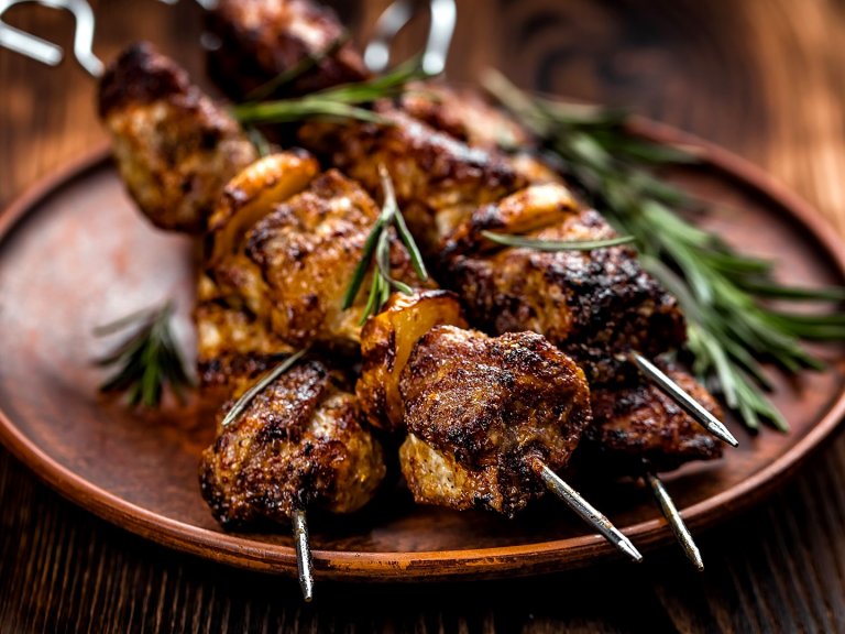 Шишчета в чеснова марината