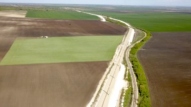 Вижте част от новото трасе за влакове със скорост до 160 км/ч на жп линията Пловдив-Бургас