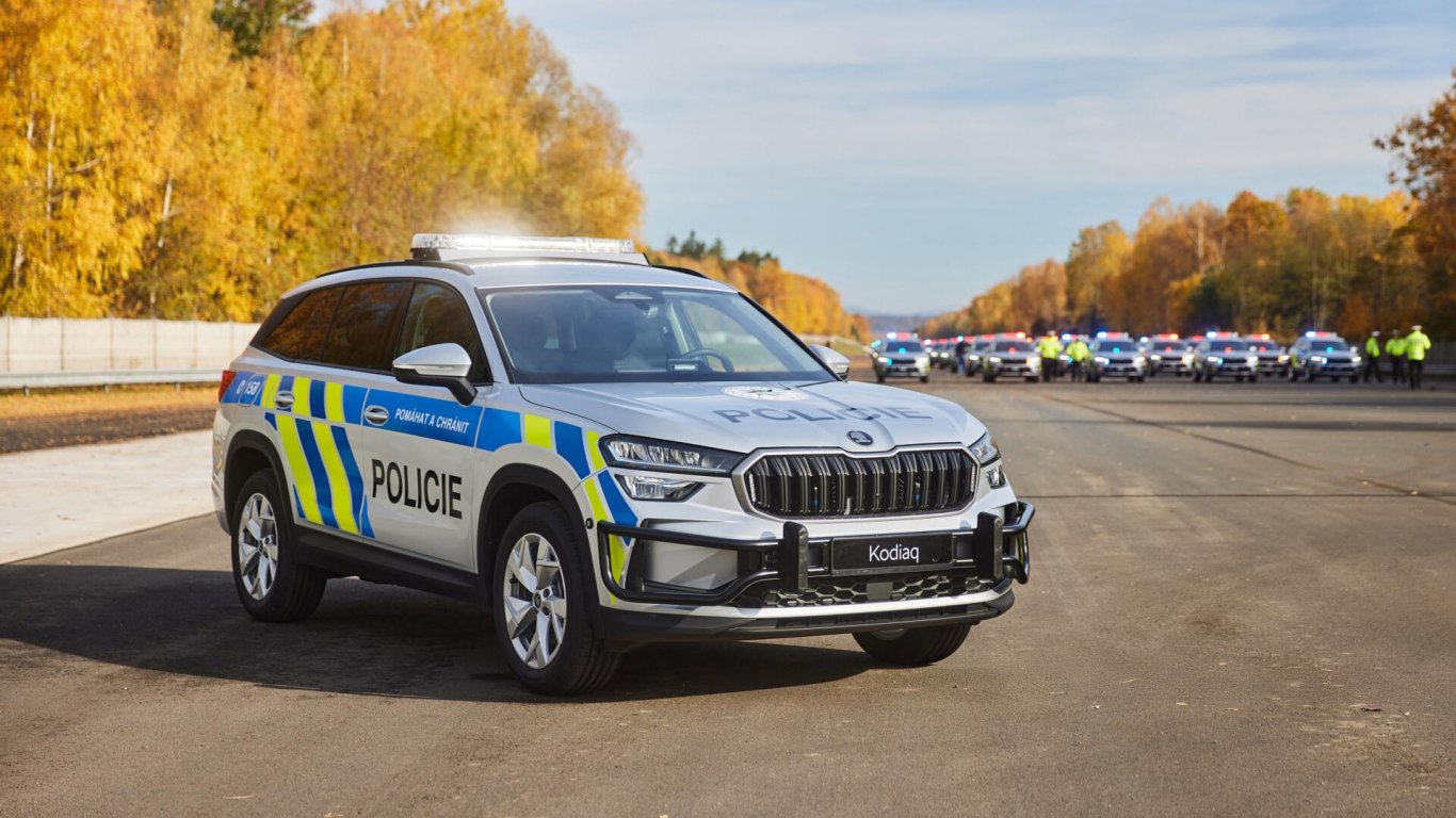 Чешката полиция се сдоби с 352 коли Skoda Kodiaq RS