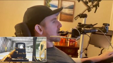 Парализиран мъж играе шутър от първо лице чрез мозъчен имплант