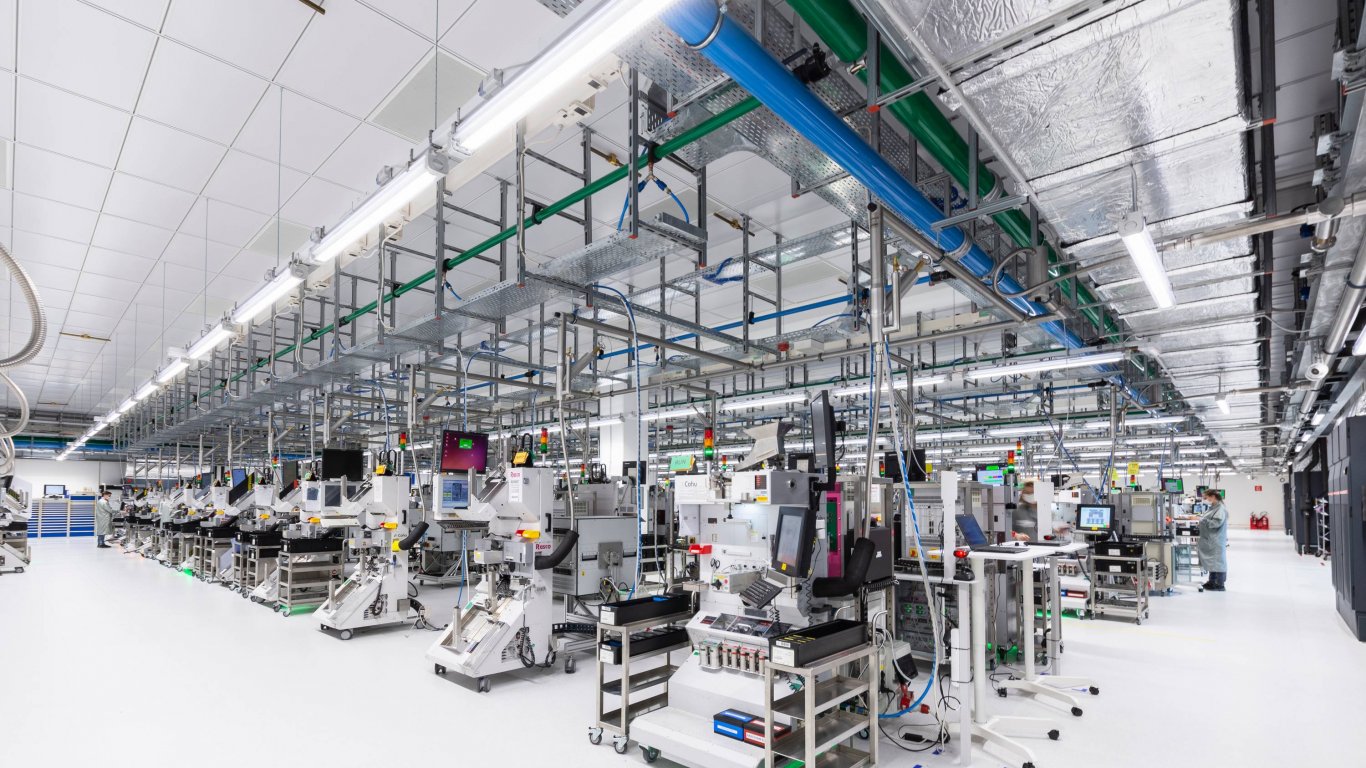 Производствени мощности на Melexis България