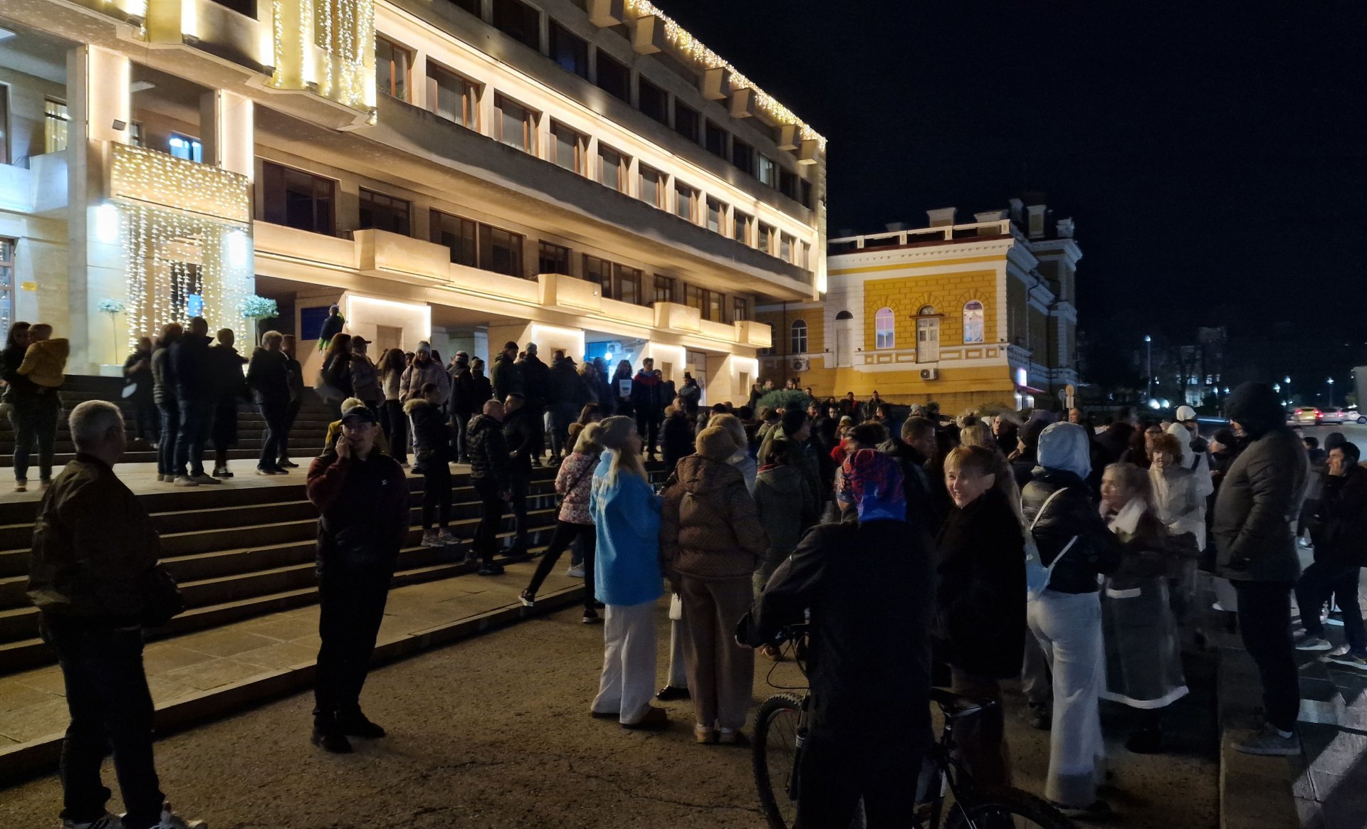 Протестът в Шумен