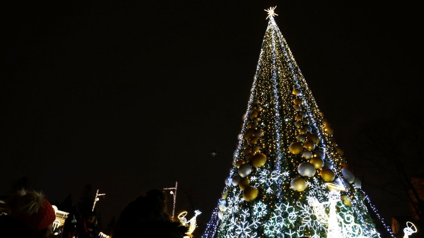 Светлините на коледната елха в София ще грейнат тази вечер