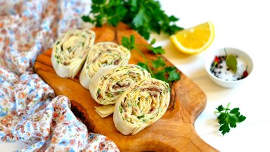 Набързо: Рулца от лаваш