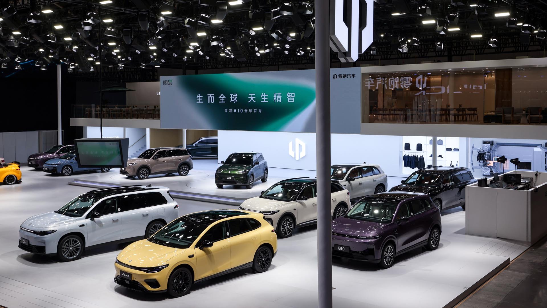 Щанда на Leapmotor на автосалона в Гуанджоу