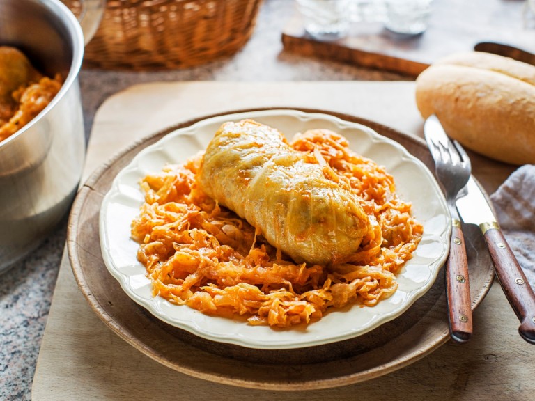 За Бъдни вечер: Постни зелеви сарми с боб