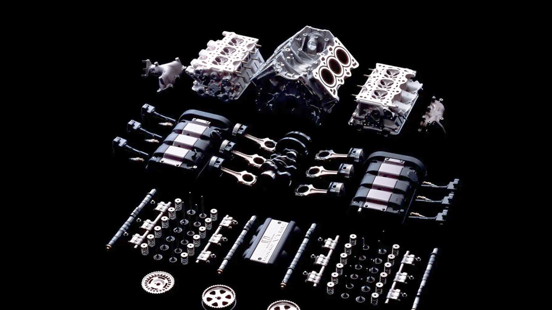 Резервни части за двигателя на Honda NSX от първо поколение