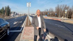 Откриха ремонтирания участък на Голямоконарско шосе