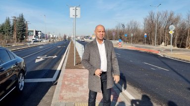 Откриха ремонтирания участък на Голямоконарско шосе