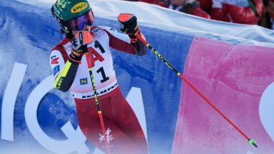 Втора поредна победа изстреля австрийка на върха в гигантския слалом