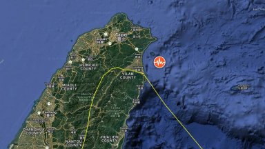 Трус от 7 по Рихтер край бреговете на Тайван (видео)