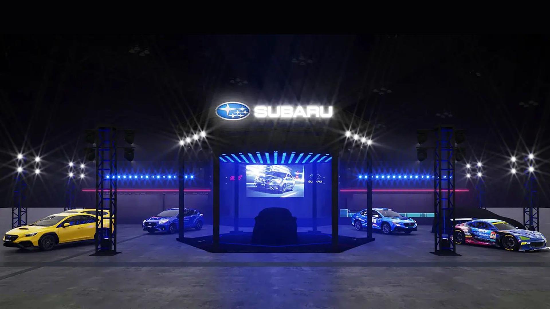 Така ще изглежда щандът на Subaru на автосалона в Токио