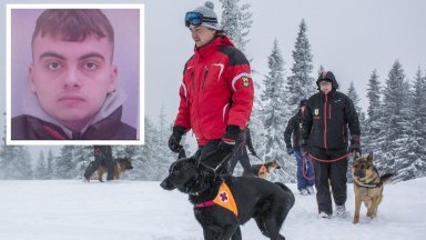 Включиха и кучета в издирването на 22-годишния младеж, изчезнал на Витоша