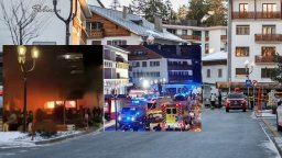 Взрив уби десетки празнуващи в бар на новогодишно парти в Швейцария (видео/снимки)