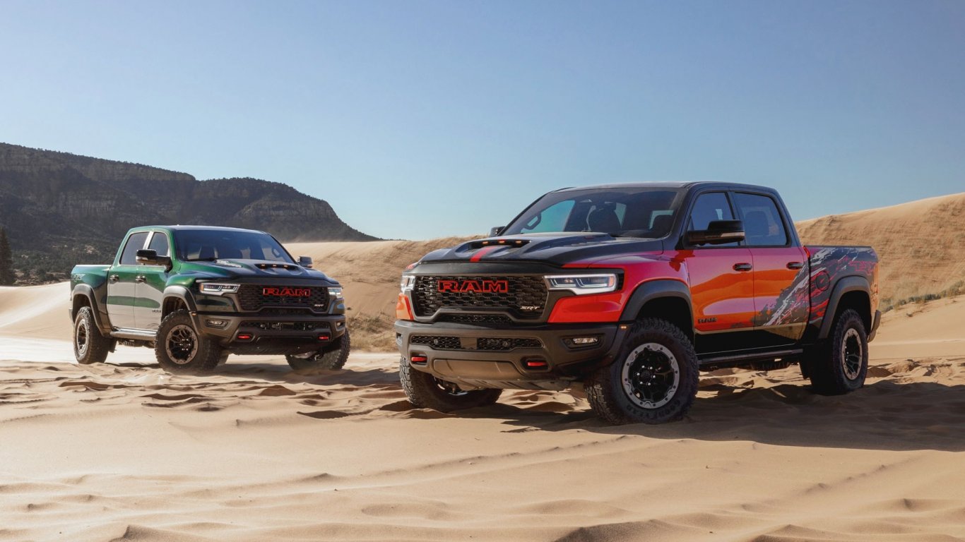 Ram 1500 SRT TRX се завръща по-мощен и по-бърз от предшественика си