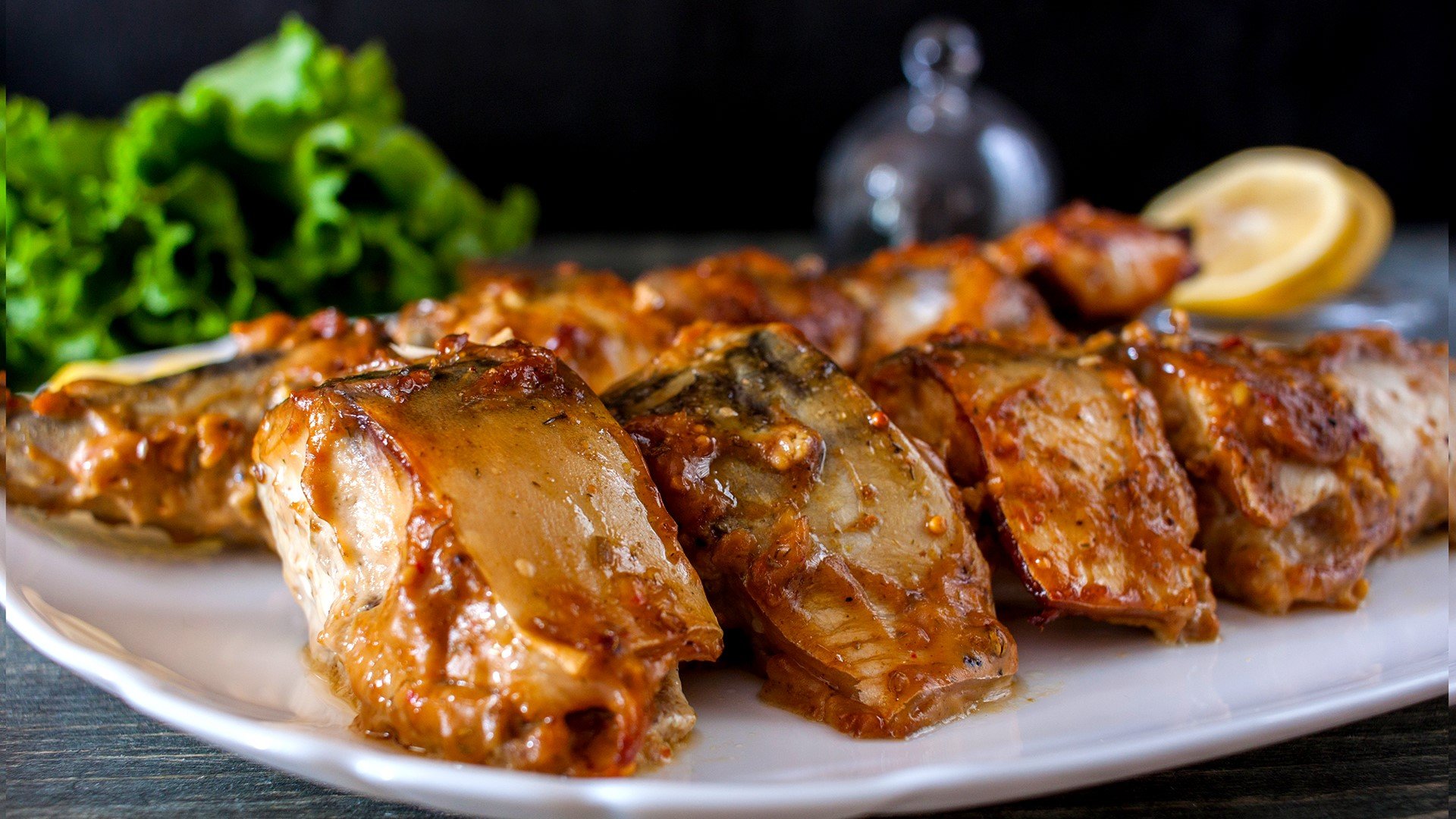 Скумрия в горчичен сос