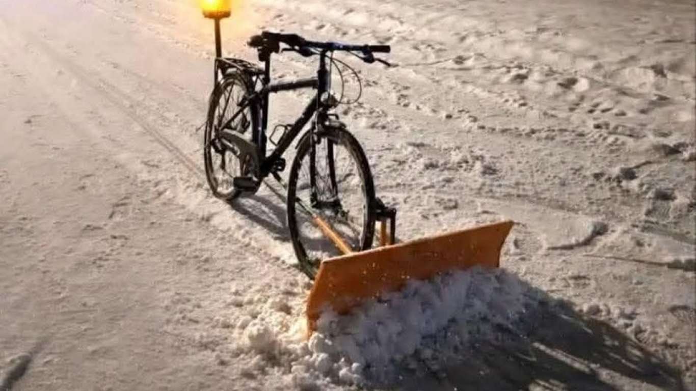 Дежурен снегорин, тип "направи си сам" в Драгоман