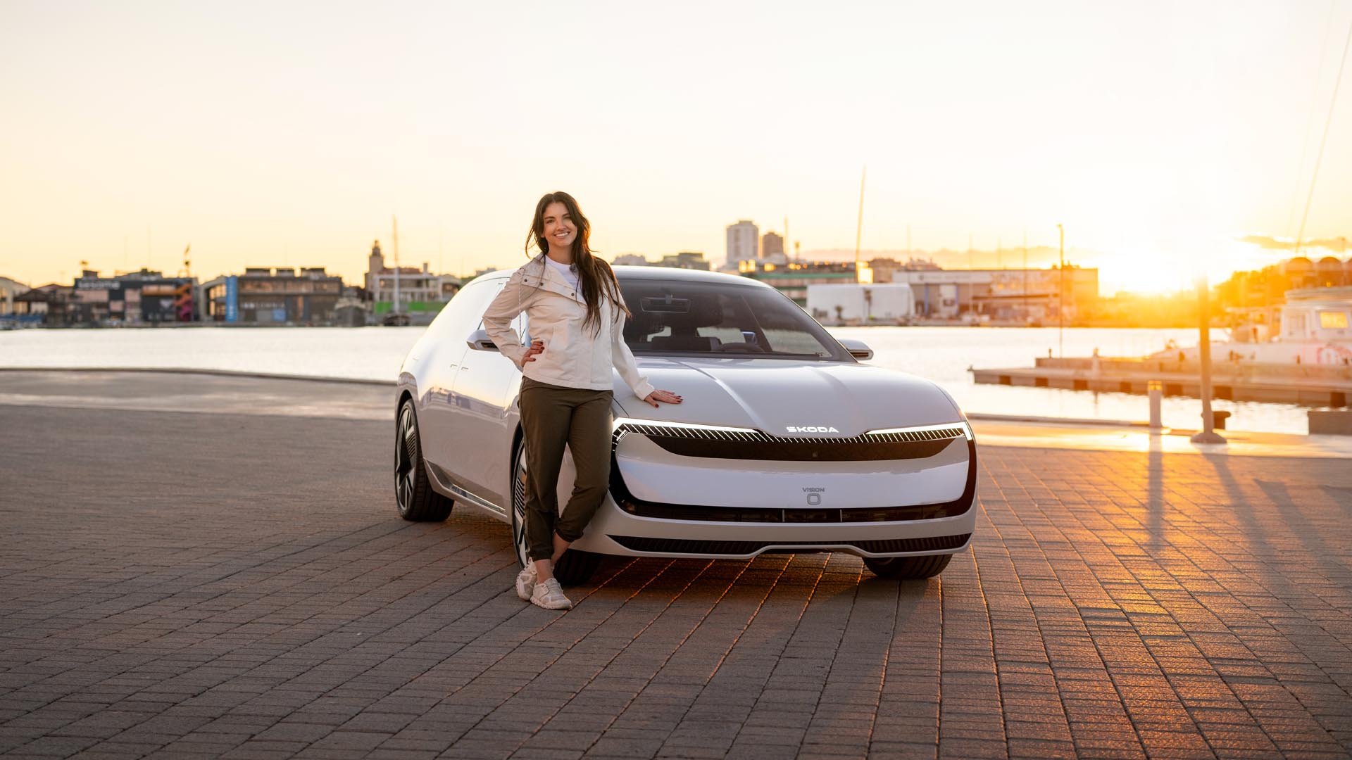 Skoda Vision O излезе на пътя в реални условия