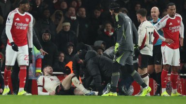 Пълен идиот: Англия се възмути от играч на Арсенал за атака срещу контузен съперник