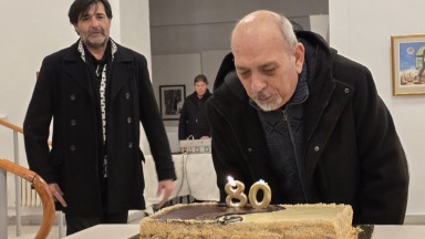 Със самостоятелната изложба графикът Божидар Мечев отбеляза своята 80-годишнина